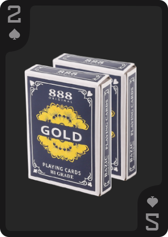 888 Gold Casino Special Playing Cards